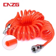 Polyurethane Compressor Spring Hose PU Recoil Air Pipe Shrink Espring Tube 8mm/10mm/12mm With PPSP20