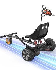 Hoverboard Seat Attachment, Hover Board Accessory Go Kart Compatible with 6.5" 8" 10" Hoverboard, Ho