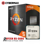 AMD Ryzen 5 5600 Desktop Processor Tray Type 6 Core 12 Thread 3.5GHz Socket AM4 CPU Processors