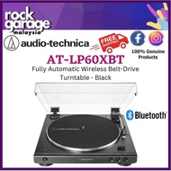 Audio-Technica AT-LP60XBT Fully Automatic Wireless Belt-Drive Turntable - Black (ATLP60XBT/LP60XBT/LP60X)