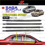 Proton Saga Blm Fl Blm Flx Weather Strip Door Moulding Lining Rubber Outer Glass Window Getah Luar P