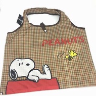 日本 Peanuts Snoopy Woodstock 史努比 大容量 可摺疊 環保袋 手提包 購物袋 （需訂購）