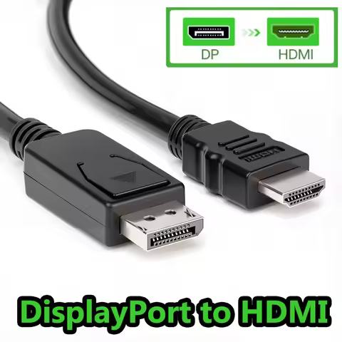 1080P/4K DisplayPort to HDMI Cable Display-Port to HDMI HDTV adapter converter Cable for PC laptop t