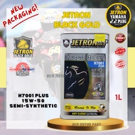JETRON HORSE RIDER H7001-PLUS SAE 15W-50 SEMI SYNTHETIC MINYAK HITAM Y16 Y15 LC135 RFS150 VF3I MINYA
