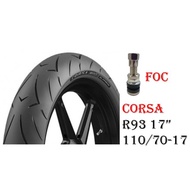 ️Corsa R93 Tubeless Valve 110/70-17 Tayar Tyre