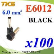 NC Round Fishtail Cord Insulated For E6012-BLACK Wires