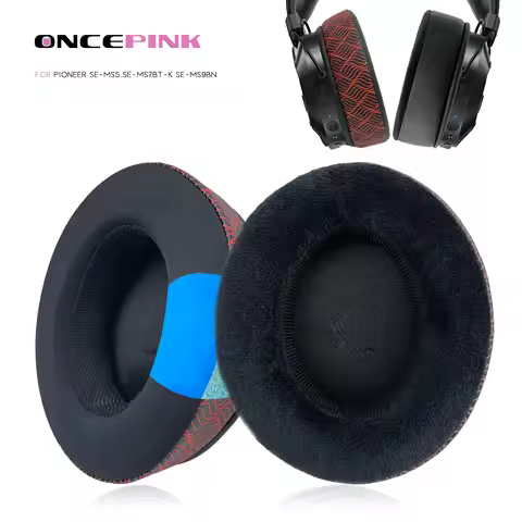 Oncepink Replacement Ear Pads for Pioneer SE-MS5,SE-MS7BT-K SE-MS9BN Headphone Cooling Gel Cushion T