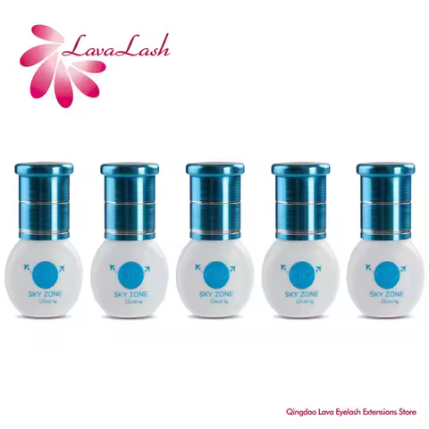 Sky Zone Eyelash Extensions Glue 5g Professional Korea Sky False Lash Glue with Sealed Bag Makeup To