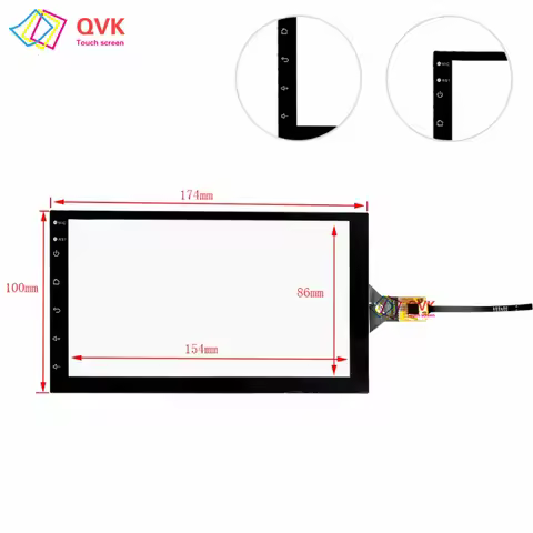 QVK 7 Inch touch screen P/N sq-pg1542-fpc-a1 pga1929b01-fpc-a0 capacitive touch screen GT915 GT915L 