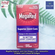 30% Sale!!! EXP.01/26 Schiff® - MegaRed Superior Joint Care 3X Better Joint Comfort โอเมก้า-3 + ไฮยา