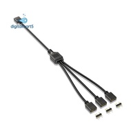 5V 3-Pin Extension Cable for Computer Motherboard Cable Connection Extension ARGB Splitter