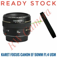Canon 50mm F 1.4 USM Focus Rubber Canon 50 mm F1.4 Lens