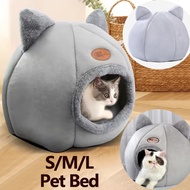 Washable Cartoon Pet Sleeping Bed for Cat Dog House Cat Bed Cat Dog House Sleeping Bed Detachable and Portable