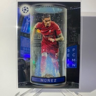 DARWIN NUNEZ Football Card LIVERPOOL TOPPS CHROME 2023