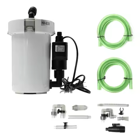 SUNSUN 6W Aquarium Canister Filter Table Top Fish Tank External Filter 400L/H 220V 110V HW-602B HW-6