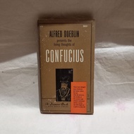 Living thoughts of confucius book, 1959 print