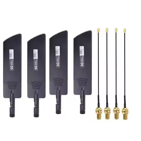 A99E-SMA Male 4Pcs 5G 4G LTE Antenna 600-6000Mhz With U. FL MHF4 Pigtail For RM530N-GL RM520N-EU RM5