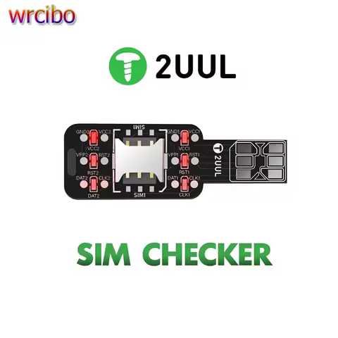 2UUL SIM Checker Fast Signal Detection Dual Detection Support 5G For iPhone Samsung SIM Card Adapter