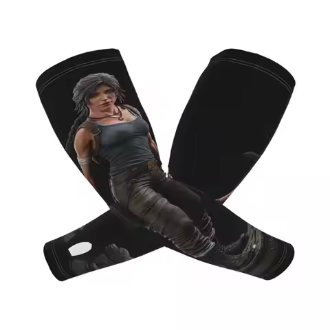 Tomb Raider Lara Croft Games Angelina Jolie Gaming Rise Reboot Croft Manor Outdoor Arm Sleeves Sun U