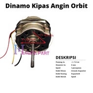 Dinamo kipas angin auto fan - Kipas Orbit