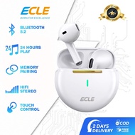 ECLE TWS Bluetooth Earphone Gaming Earphone Earbuds Sport Hi-Fi Sound