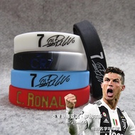 Juventus Bóng Đá Số 7 Cristiano Ronaldo Real Madrid Chữ Ký Đèn Ngủ Vòng Tay Silicon Thể Thao Fan Tra