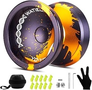 WATIEOBOO DNA Trick Yoyo Professional Yoyo Metal Unresponsive Yoyos Pro Yo-Yos for Kids Adults Begin
