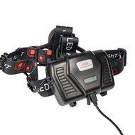 【NEW】XHP70 High Power LED Headlamp USB Rechargeable Zoomable Headlight for Hiking