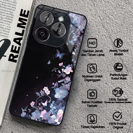 Case REALME C51Y C21Y C15 C12 C33 C35 C20 C40 C67 C25 C25S NARZO 30A NARZO 20 Glossy Butterfly Motif