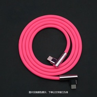 100W 5A C to C Cable Right Angle PD Fast Charge Type C 90 Degree Power Data Cable