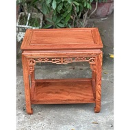 Japanese table 40x60 high 60 stone wood