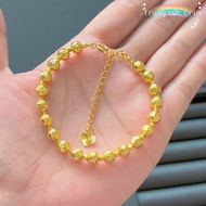 Women's bracelets, large and small yellow marble bracelets, luxurious and durable ORIN EV4