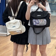 Kawaii Ita Backpack, Aesthetic DIY Badges Display Crossbody Bag, Cute Ita Bag Japanese JK Uniform Ba