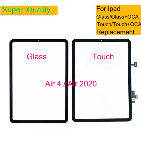 10Pcs/Lot For Apple iPad Air 4 Touch Screen Panel Digitizer Front Outer Glass Lens For Ipad Air 2020
