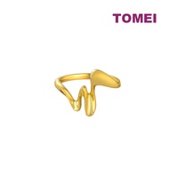 TOMEI Anastasia Wave-Like Ring, Yellow Gold 916