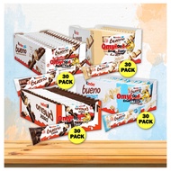 39g/43g x 30pack (1 box)Kinder Bueno [Original / White / Dark / Coconut Chocolate][OmyFood]