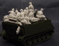 【預訂】1/35 越戰美軍士兵10人 樹酯人型  XD346