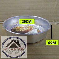 JS220 8 Inch Aluminium Alloy Round swallow Cake Mould Baking Mould Pan Tin Mold Tray Tool Cake Mold 
