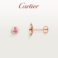 Cartier Cartier Flagship Store Cartier d'Amour Series Rose Gold Pink Sapphire Earrings