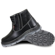 Oscar Safety Shoes Super-tec T 807 Black – Double Zip Boot