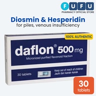 Daflon 500mg Tablet 30's - For Acute Haemorrhoidal Disease
