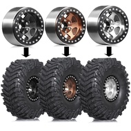 4pcs 1.9 Beadlock Wheel（4PCS） Rim -10mm Hex 12mm Fit for 1/10 1/12 H12Y RC Crawler TRX4 TRX6 Axial S