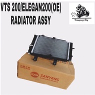 SYM VTS200 VTS 200 / MODENAS ELEGAN - RADIATOR ASSY OE (READY STOCK SABAH SARAWAK)