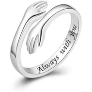 Love Yourself Hug Ring-Love &   Protect Hug Rings, Exquisite Jewelry, Care for Yourself.