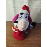 Vintage Disney Eeyore Christmas Stuffed Toy Plush