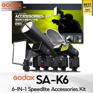 Godox Softbox SA-K6 6-in-1 Speedlite Accessories Kit / Godox Thailand