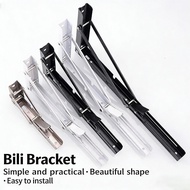 Foldable Stainless Steel Triangle Bracket Wall Shelf Bracket Right Angle Mounting Bracket