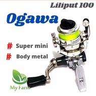 Reel Ogawa 100+Bonus String/Mini Metal Body Fishing Rod And Super Strong Lightweight Handle For Quality Tile Fishing Rod - Mini &amp; Others.