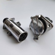 7Pin Plug & Socket N-Type 24v For Trailer Wiring Connector 7 Pin