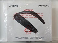 ITFIT by Samsung C&amp;T 穿戴式掛頸藍芽喇叭 ITFITSP07 - 黑色